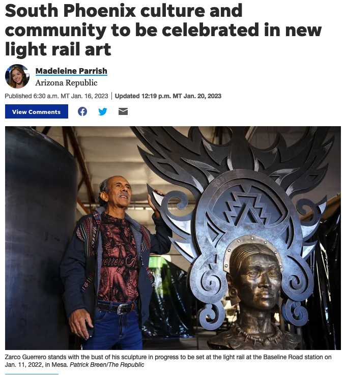 South Phoenix culture and community to be celebrated in new light rail art, 16 January 2023
